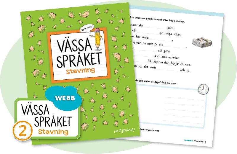 Vässa språket Stavning, åk 2