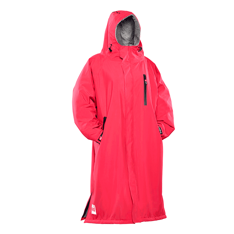 Red Original Women's Long Sleeve Pro Change Robe EVO Fuchsia