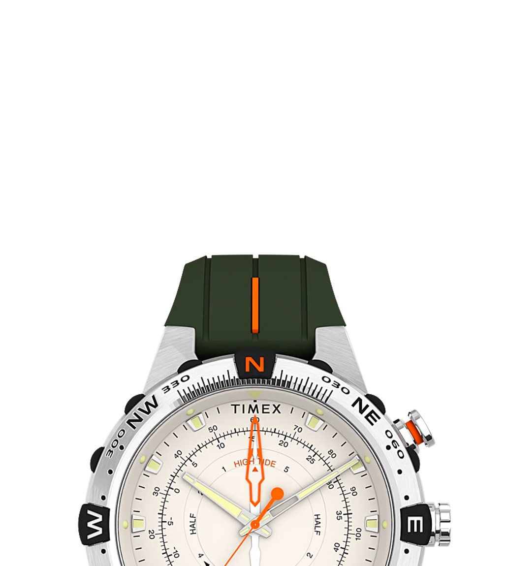 Expedition North Tide Temp Compass 45mm Silicone Strap Watch
