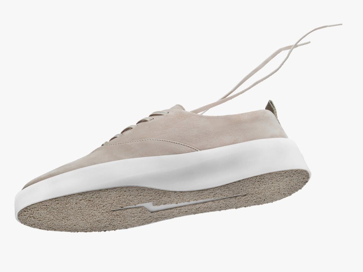 Cruise Lace Up Shoe in Lunar Gray floating in Gray