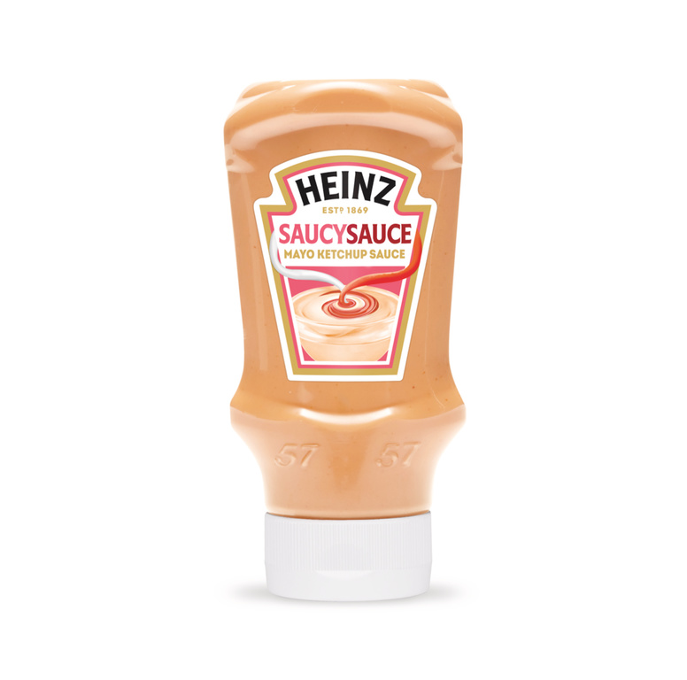 Photograph of Heinz Saucy Sauce product