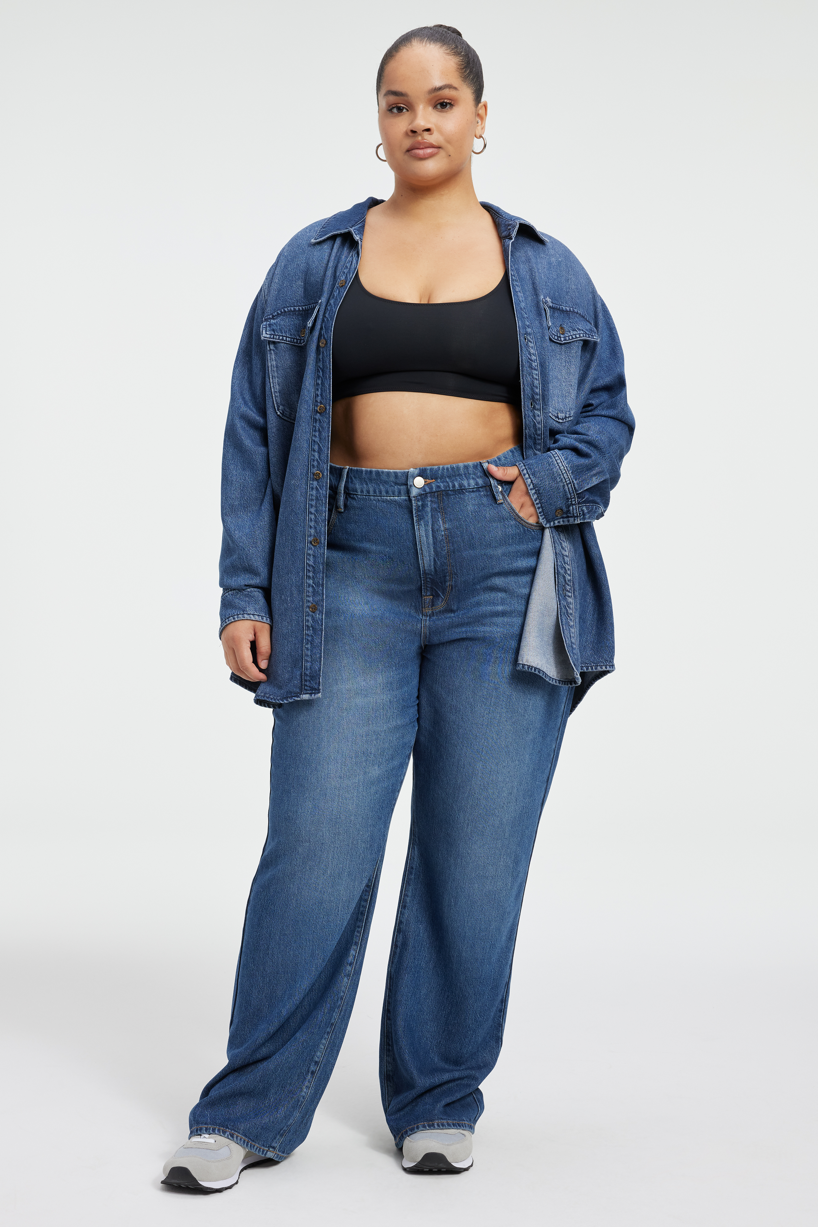 Styled with GOOD '90s WEIGHTLESS JEANS | INDIGO395