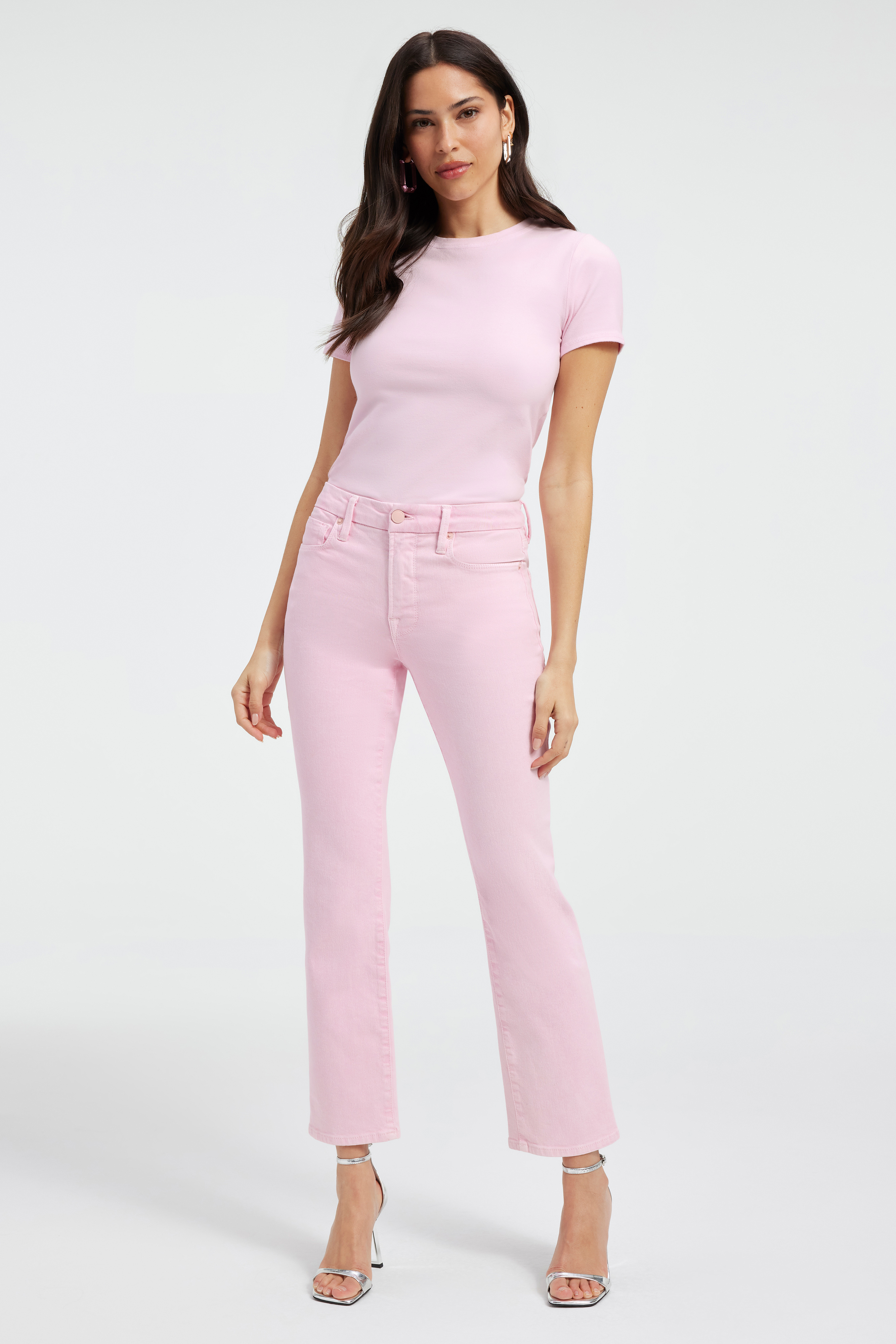 Styled with GOOD LEGS STRAIGHT JEANS | MINERALROSEQUARTZ001