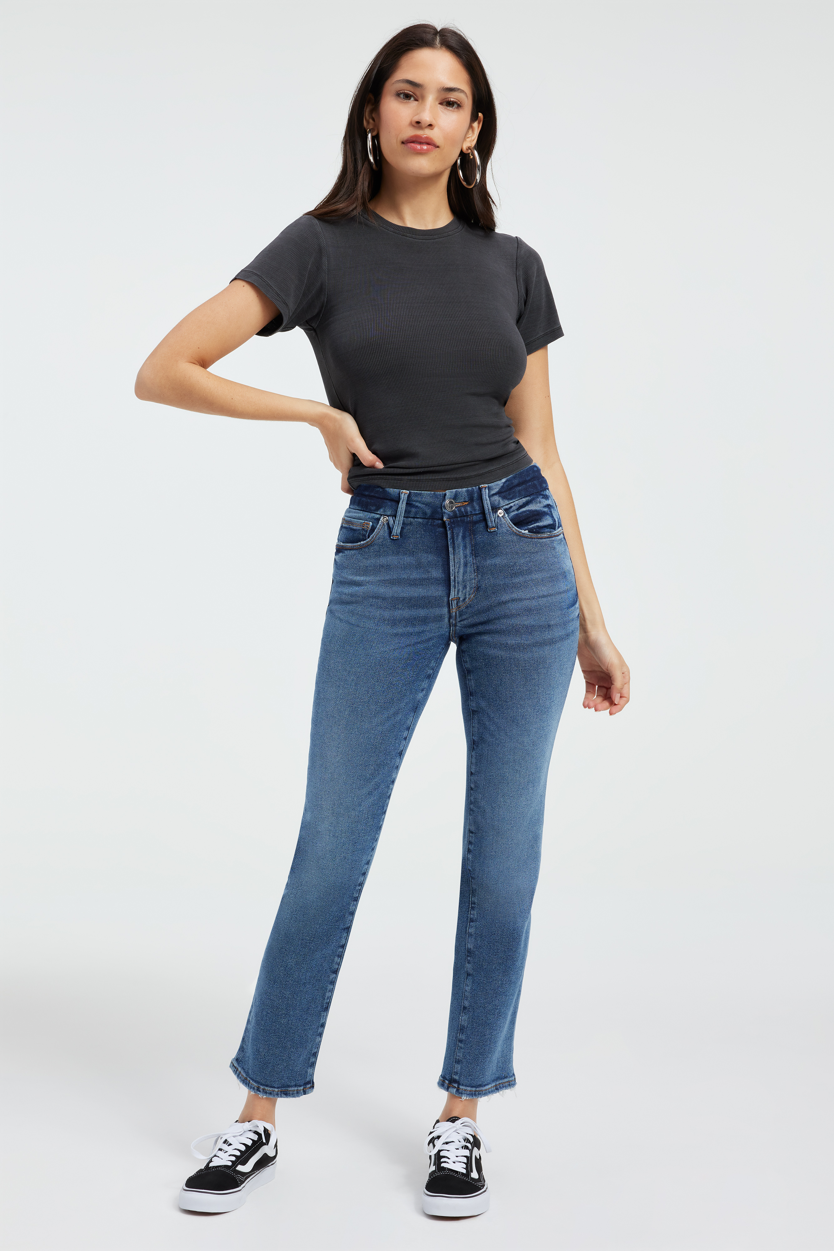 Styled with GOOD LEGS STRAIGHT JEANS | INDIGO478