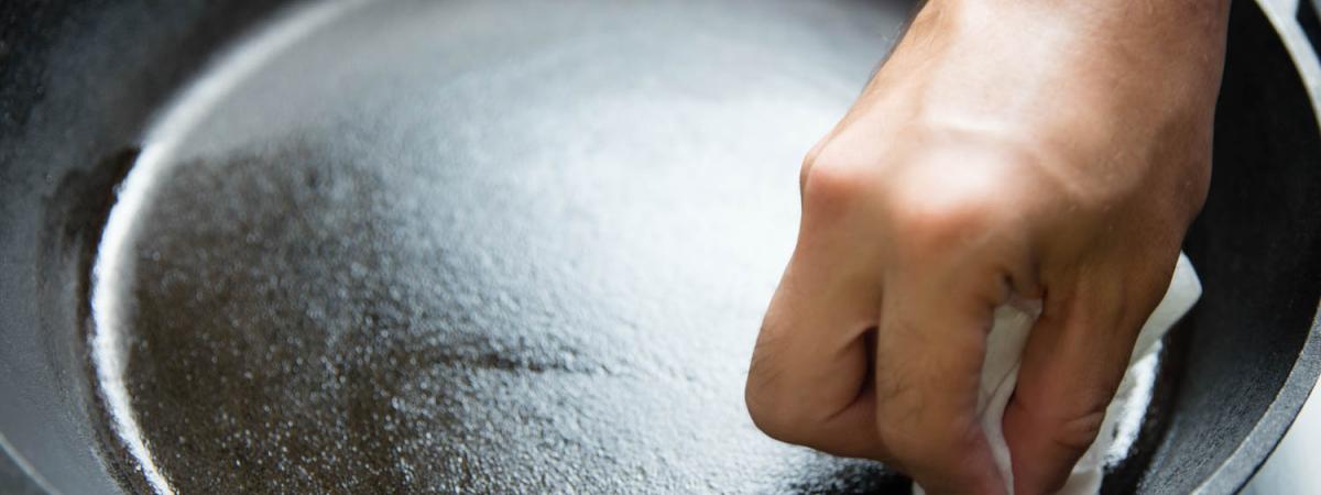 Seasoned Cast Iron Cleaning & Care