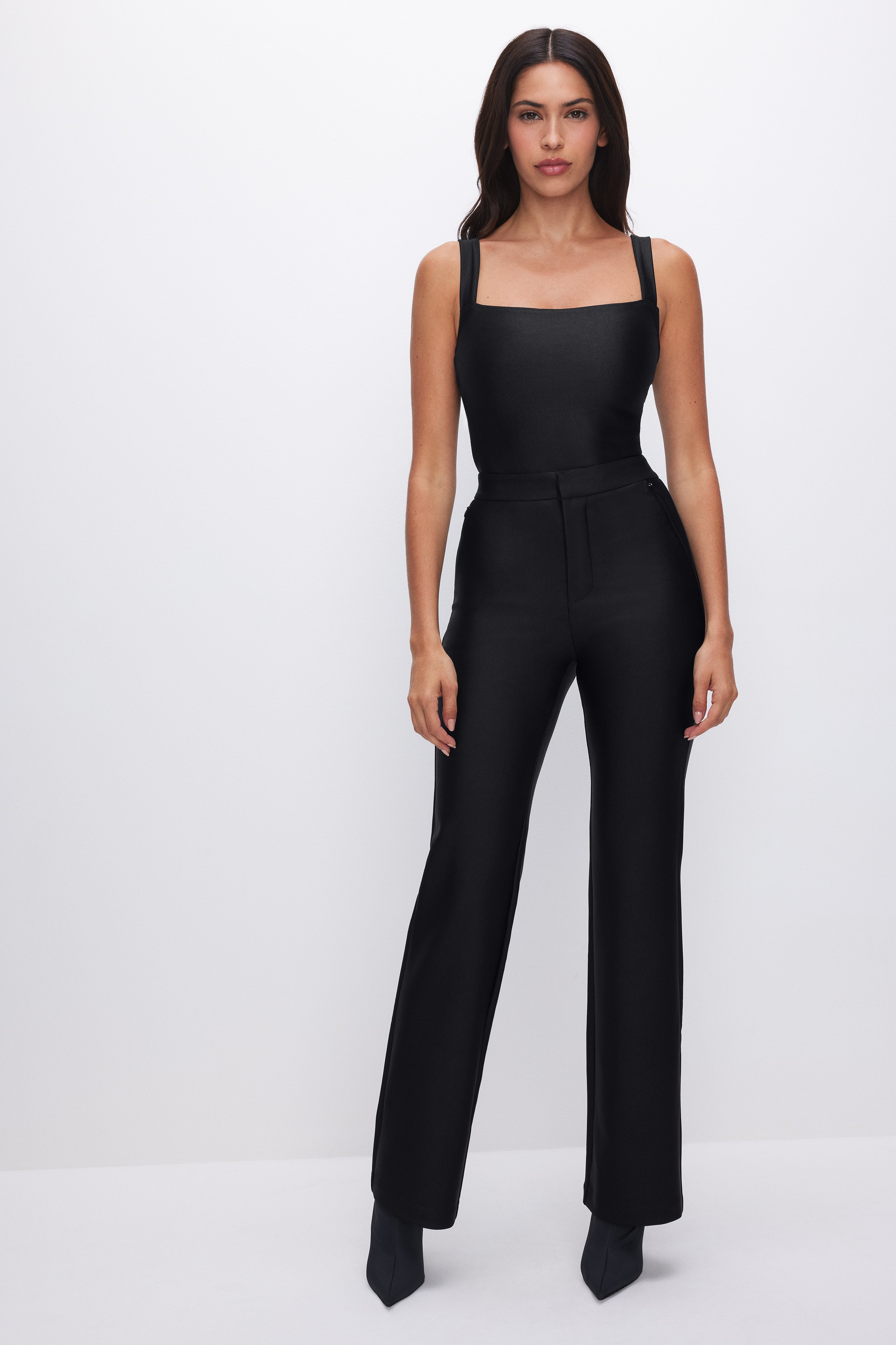 Styled with COMPRESSION SHINE CORSET BODYSUIT | BLACK001