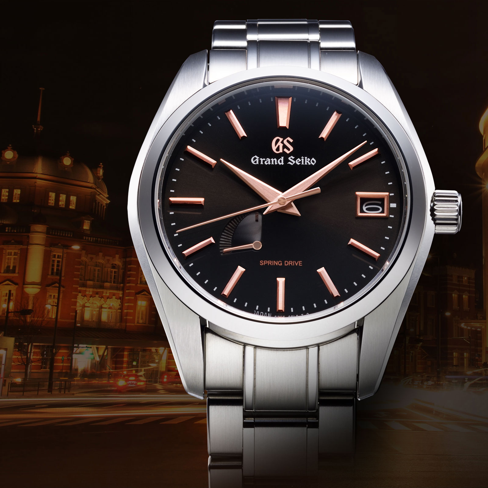 Grand seiko snowflake outlet gold hands