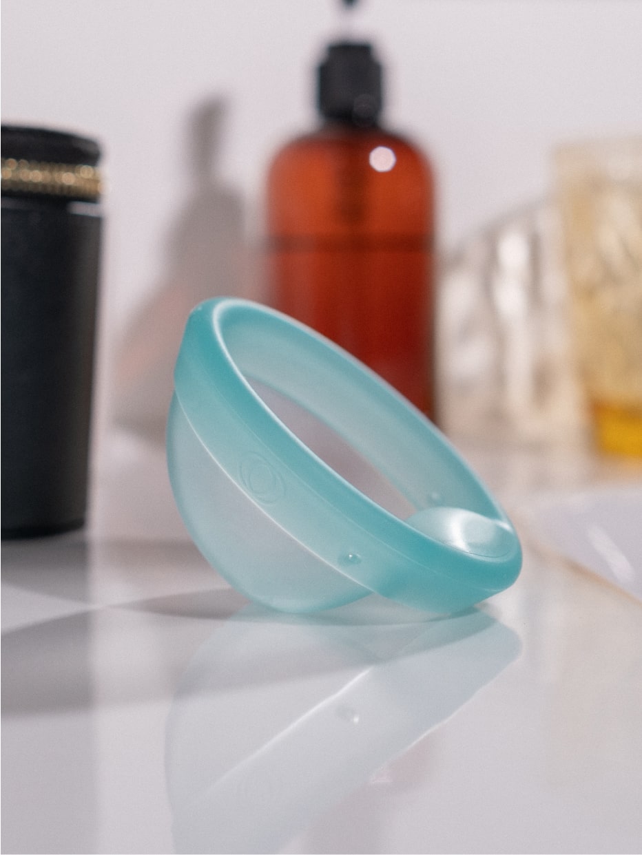  Cora Menstrual Period Cup, Comfortable, Easy to Use, Soft,  Medical Grade Silicone, Flexible Fit