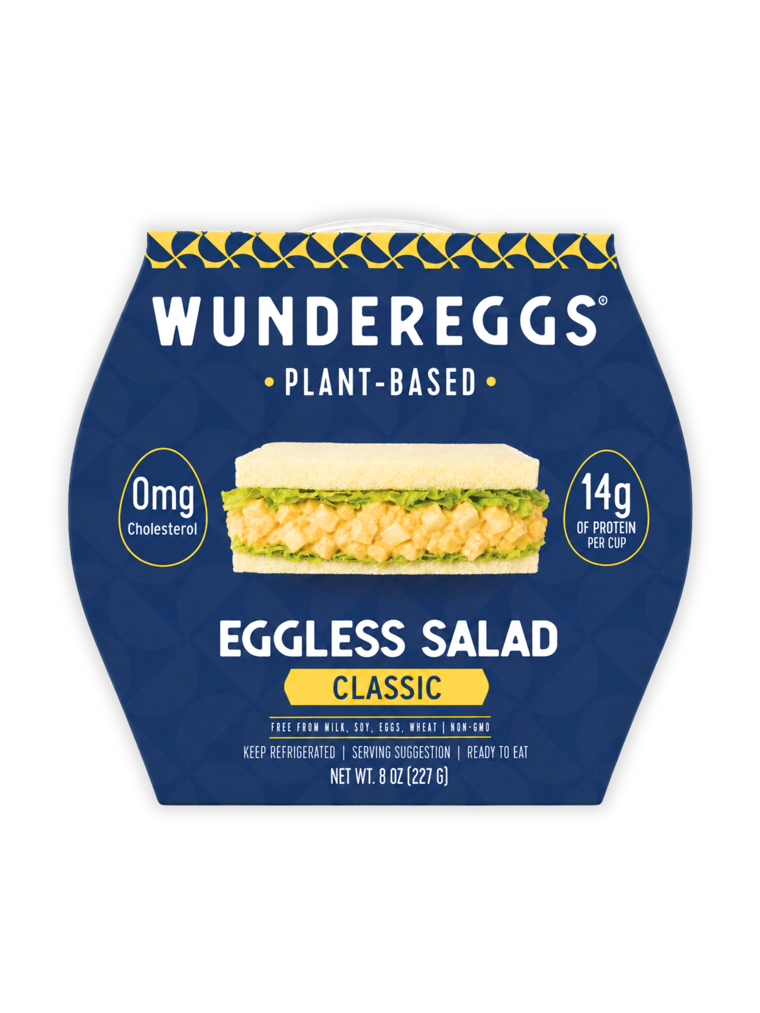 Front of Wundereggs Plant Based Eggless Salad