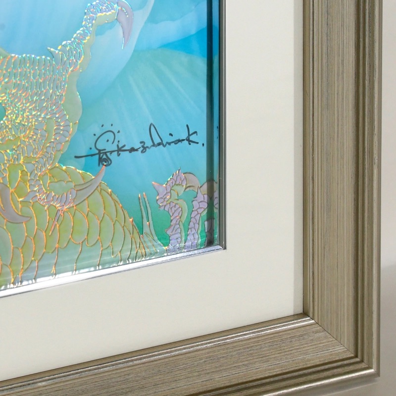 複製/松花堂/南山道人/茄子図/工芸/布袋屋掛軸HJ-998 複製/松花堂/