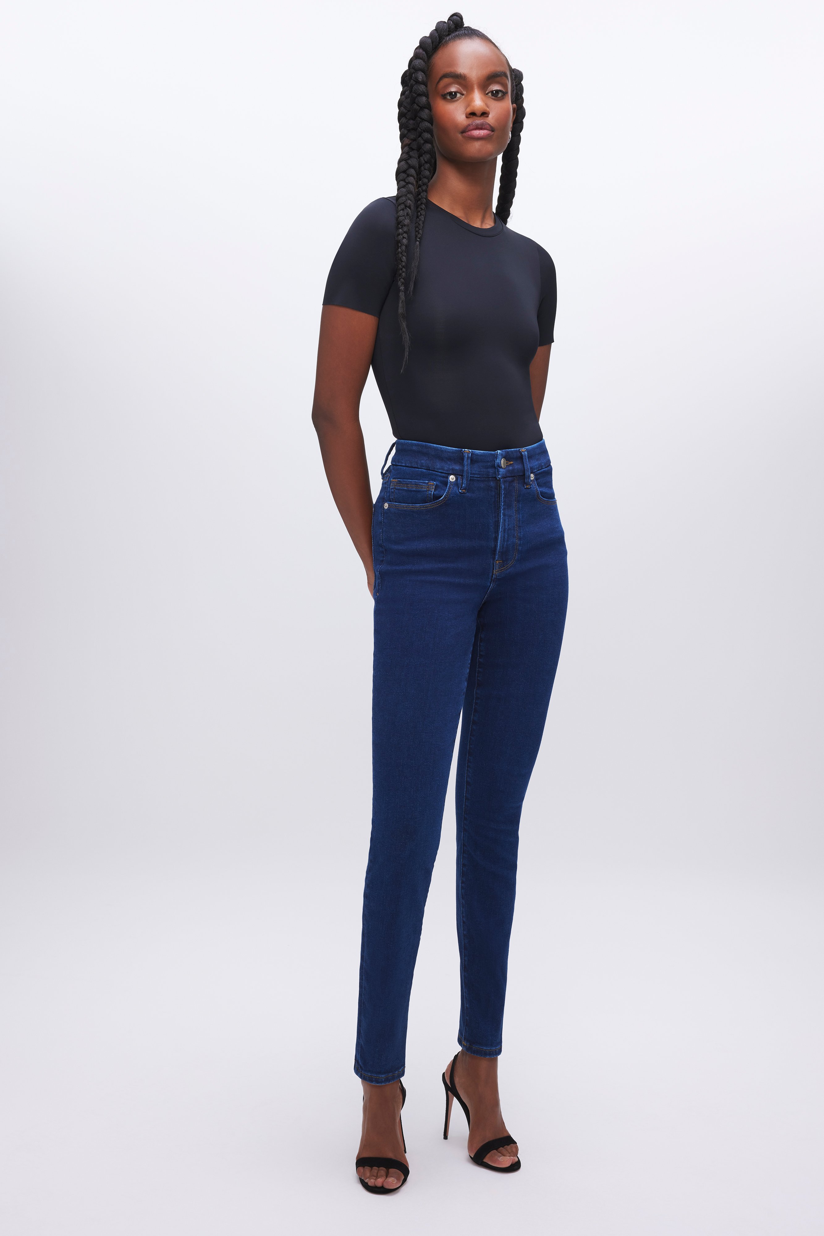 Styled with ALWAYS FITS GOOD WAIST SKINNY JEANS | BLUE821