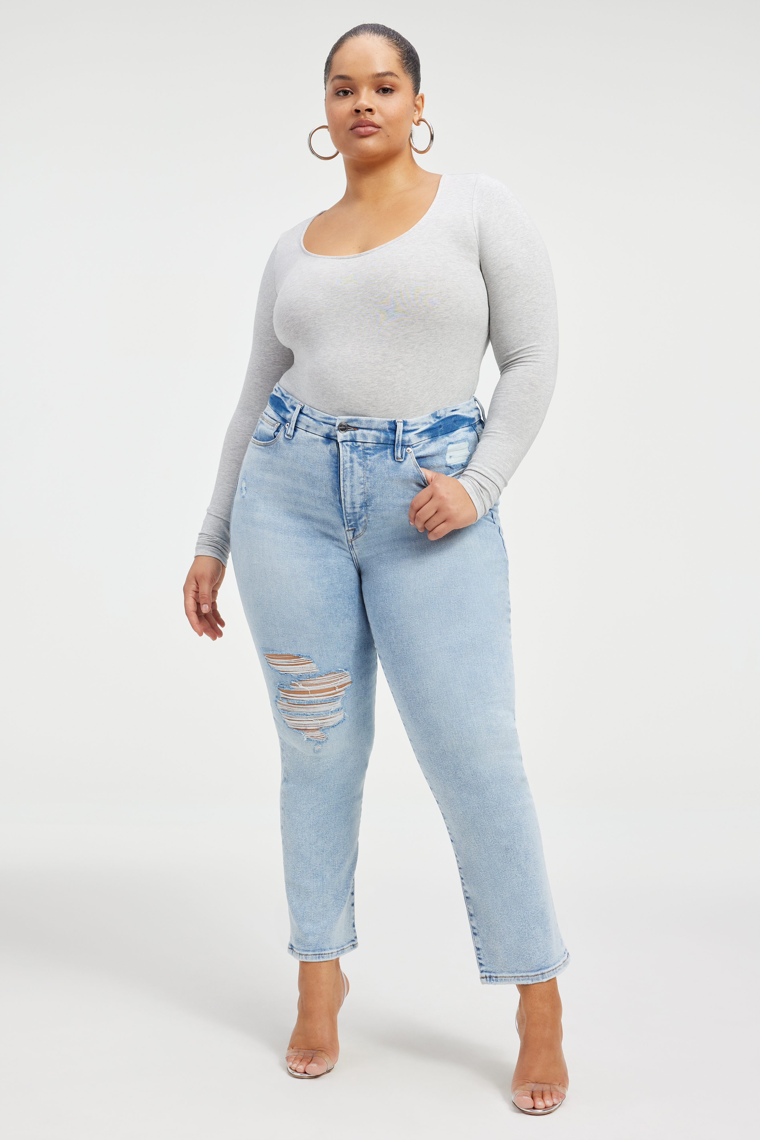 Styled with GOOD LEGS STRAIGHT JEANS | INDIGO401