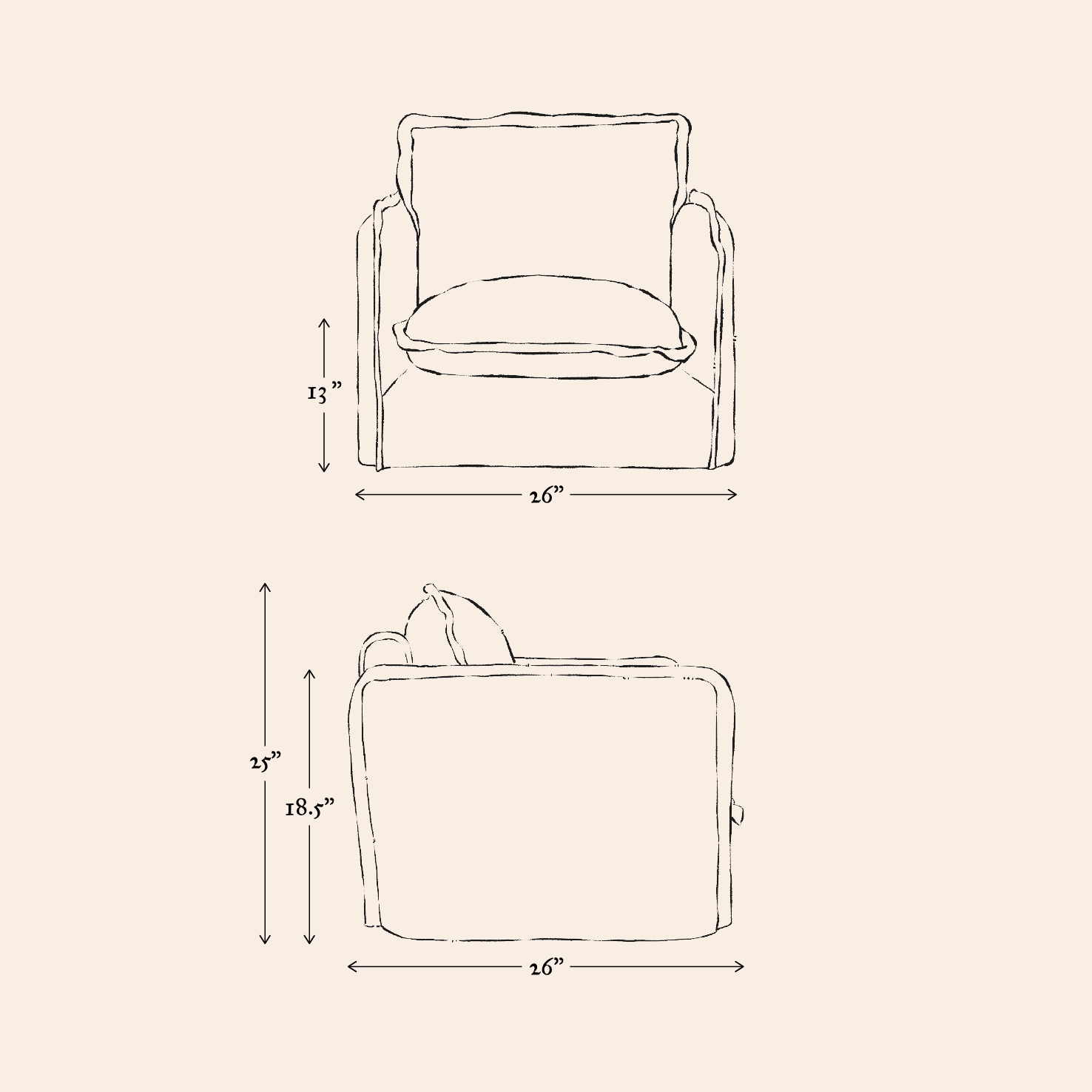 Little Neva Chair Cloudlike Comfort Sixpenny