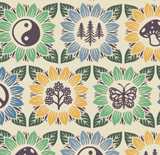 Nature In Bloom Faux Shearling Jacket