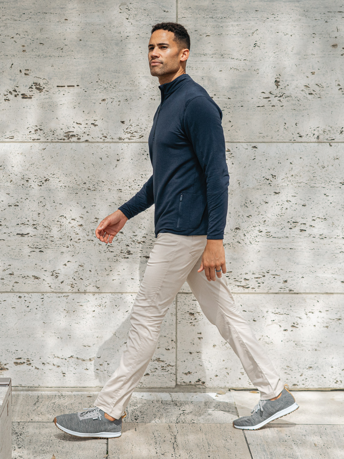 Apex Brushed Quarter Zip