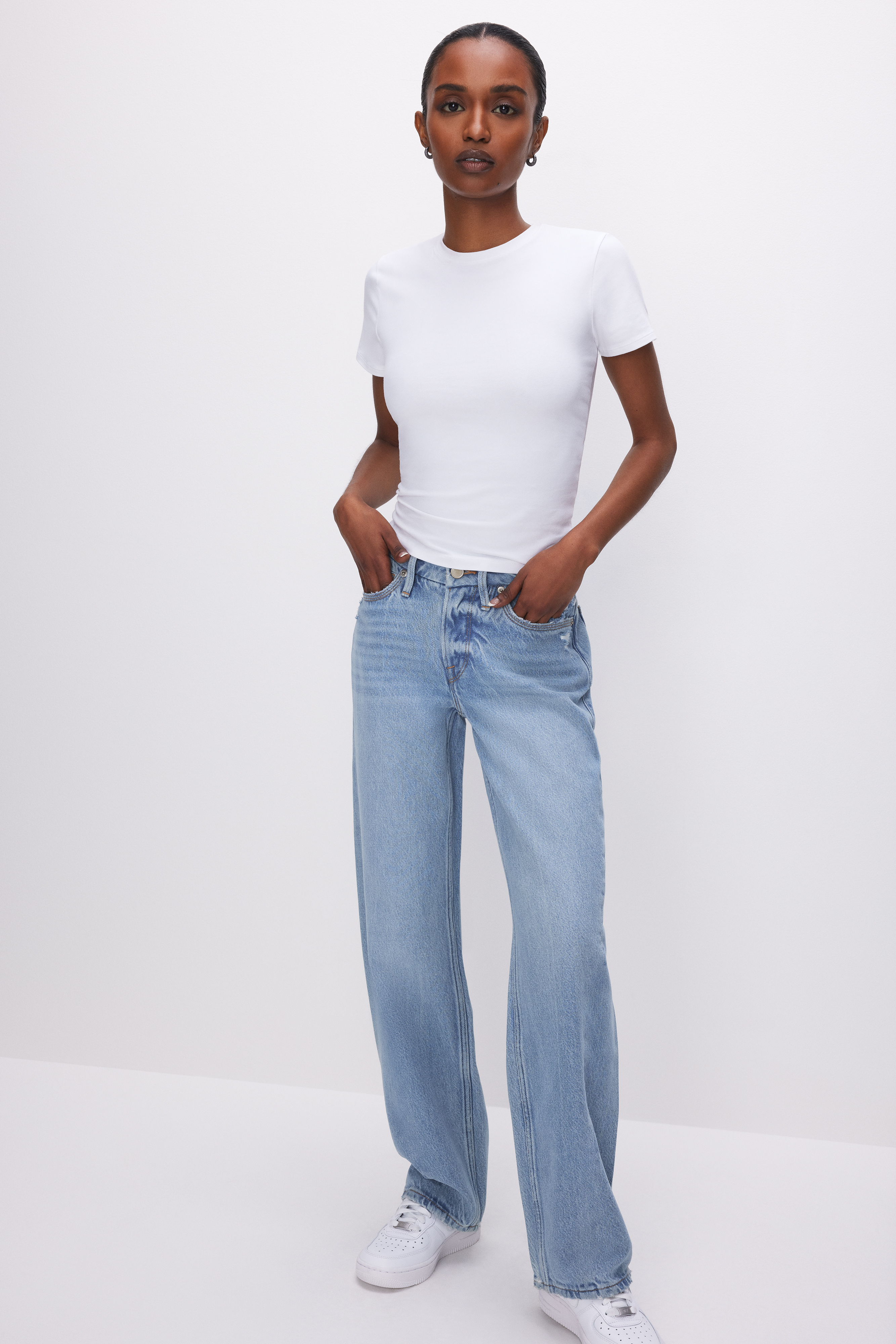 Styled with GOOD PETITE '90s JEANS | INDIGO466