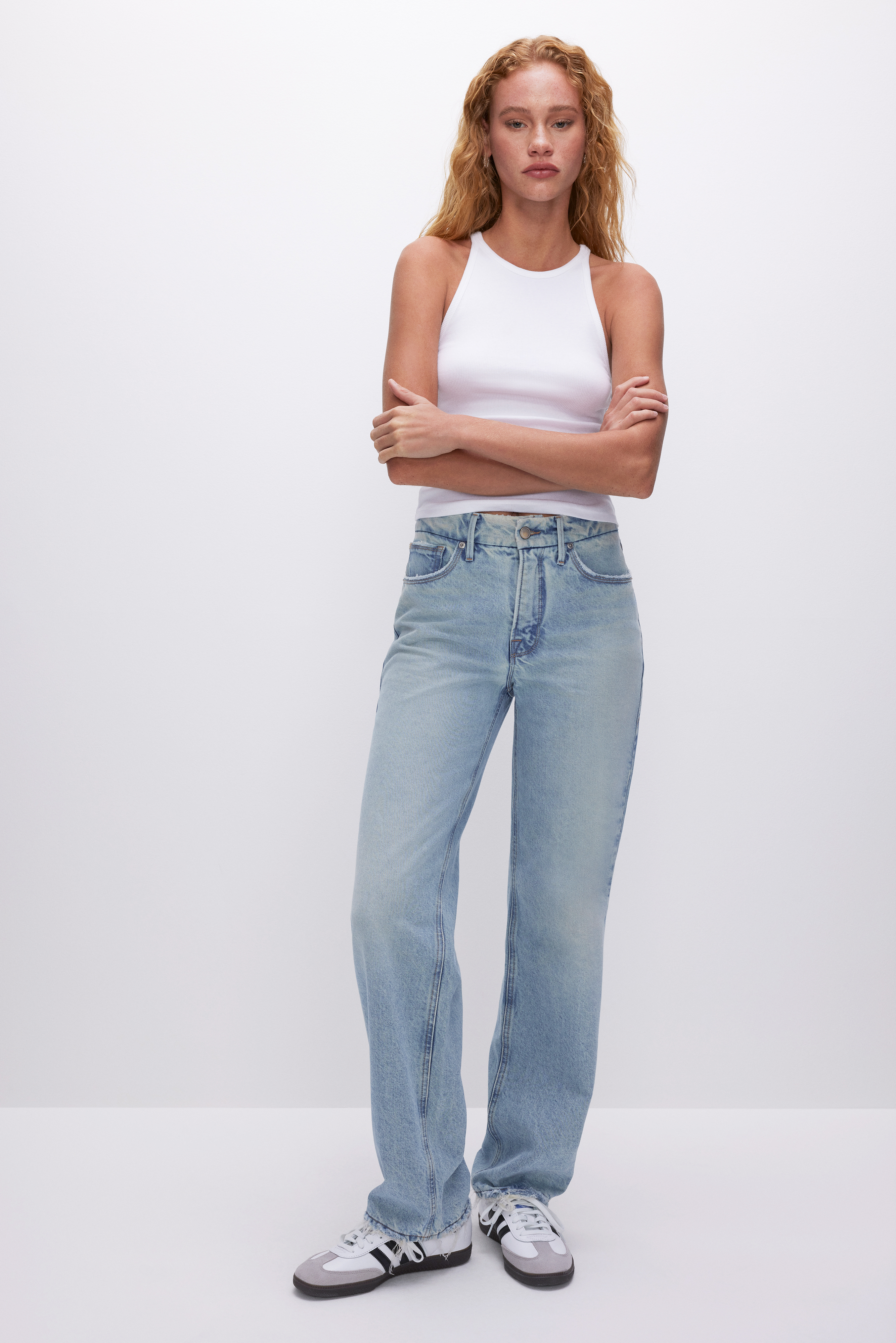 Styled with GOOD '90s RELAXED JEANS | INDIGO499