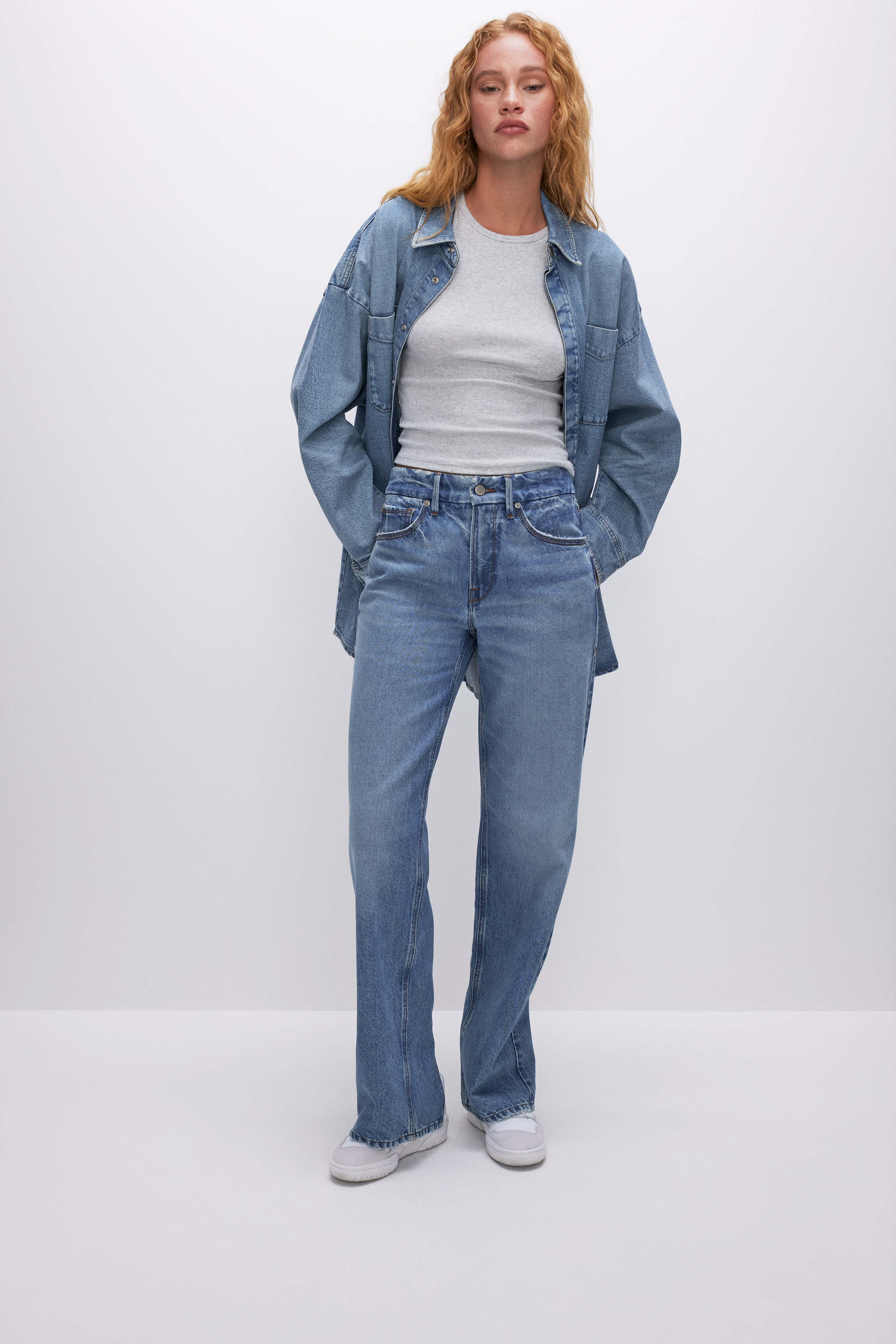Styled with GOOD '90s RELAXED JEANS | INDIGO464