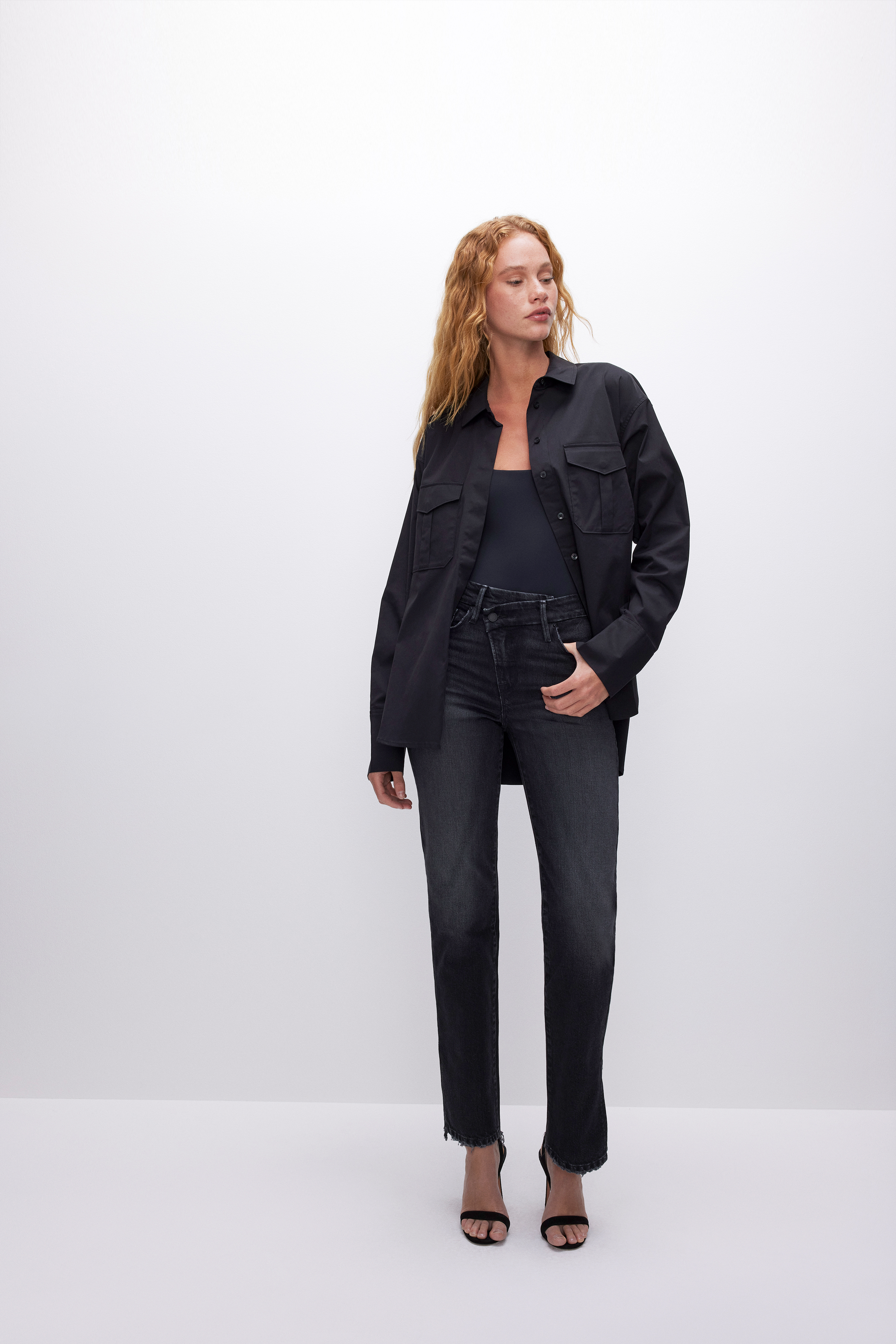 Styled with GOOD BOY STRAIGHT JEANS | BLACK258