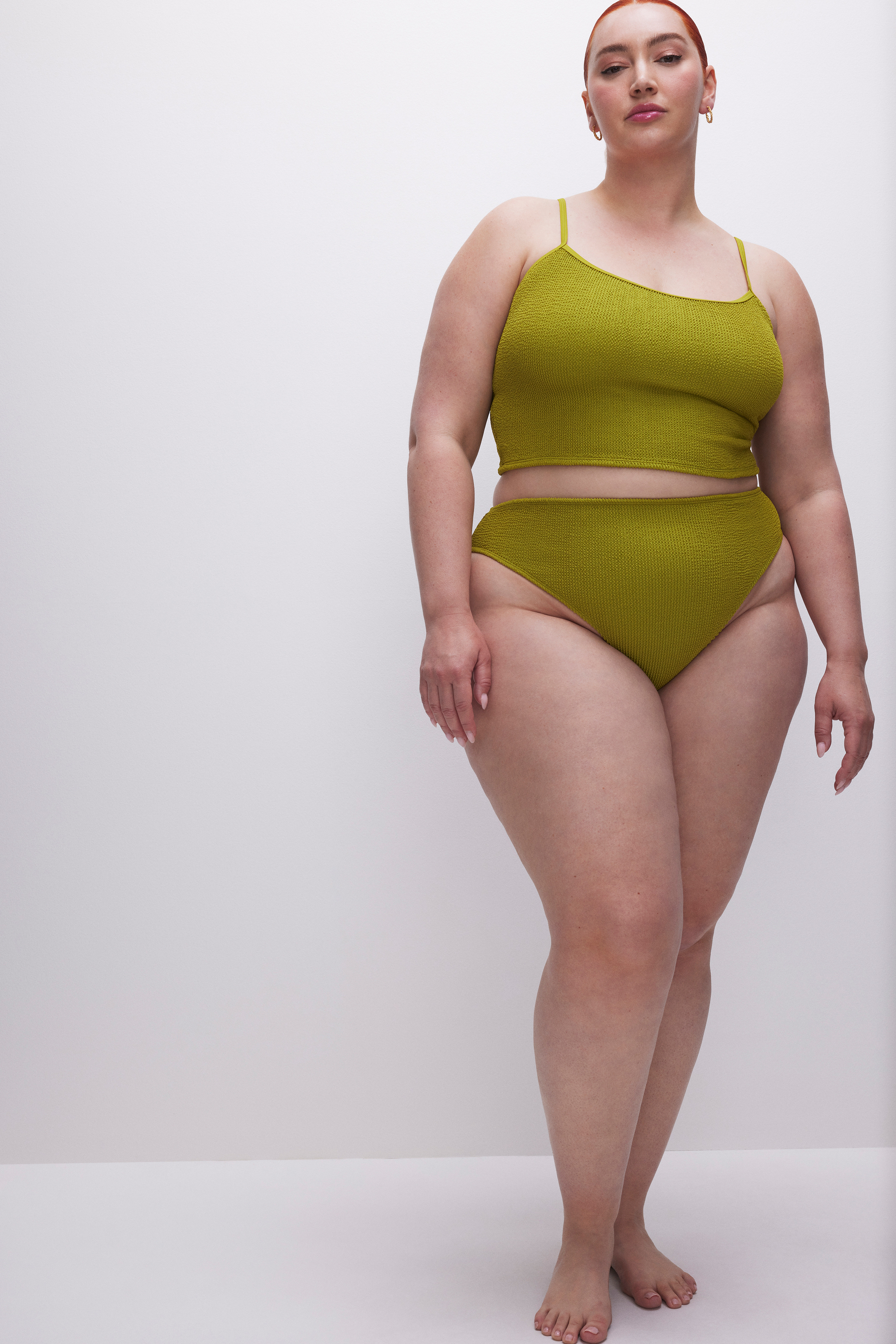 ALWAYS FITS CHEEKY BIKINI BOTTOM in CHARTRUSSE001 styled with our ALWAYS FITS CAMI in CHARTRUSSE001, ALWAYS FITS SCOOP BIKINI TOP in CHARTRUSSE001, or ALWAYS FITS PERFECT FIT BIKINI TOP in CHARTRUSSE001