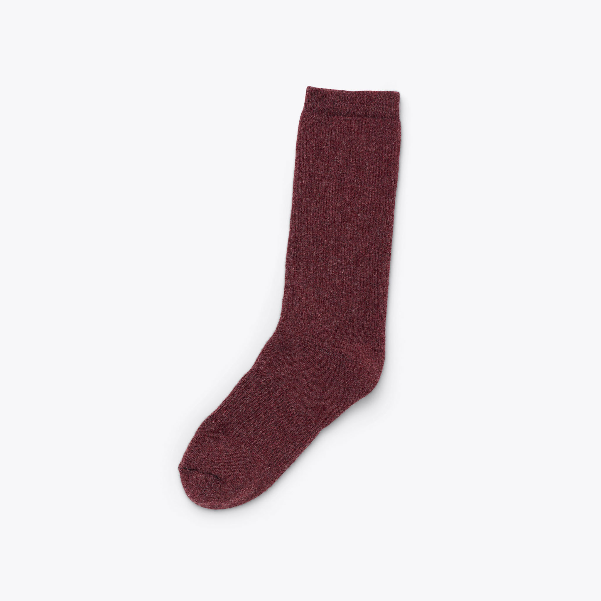 Nisolo Wool Cushion Crew Hiker Sock Burgundy - Every Nisolo product is built on the foundation of comfort, function, and design. 