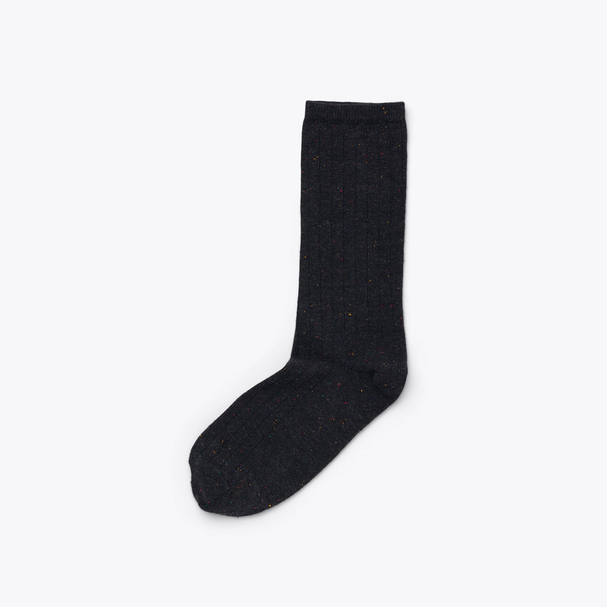 Nisolo Cotton Crew Sock Black Multicolor Marl - Every Nisolo product is built on the foundation of comfort, function, and design. 