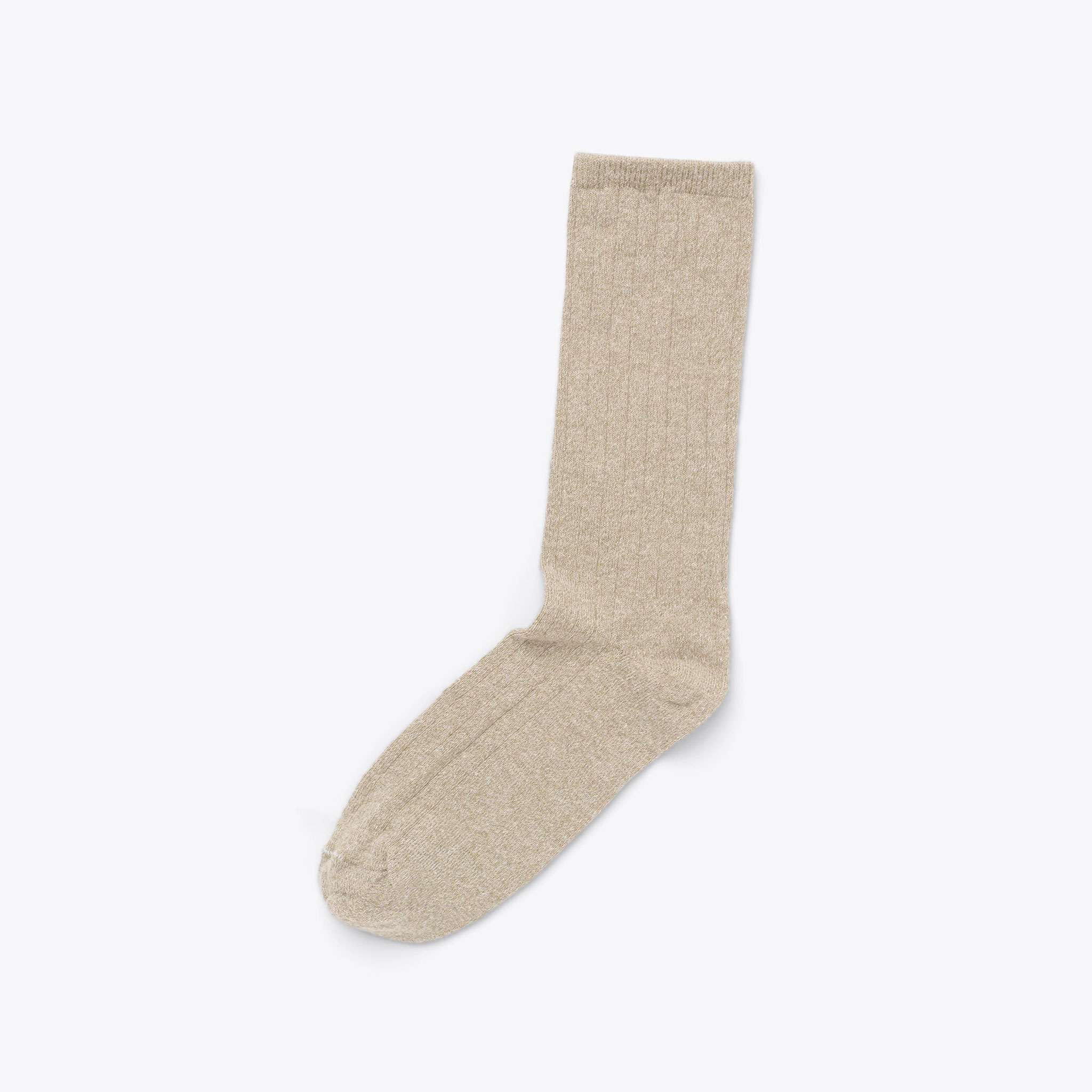 Nisolo Cotton Crew Sock Oat - Every Nisolo product is built on the foundation of comfort, function, and design. 