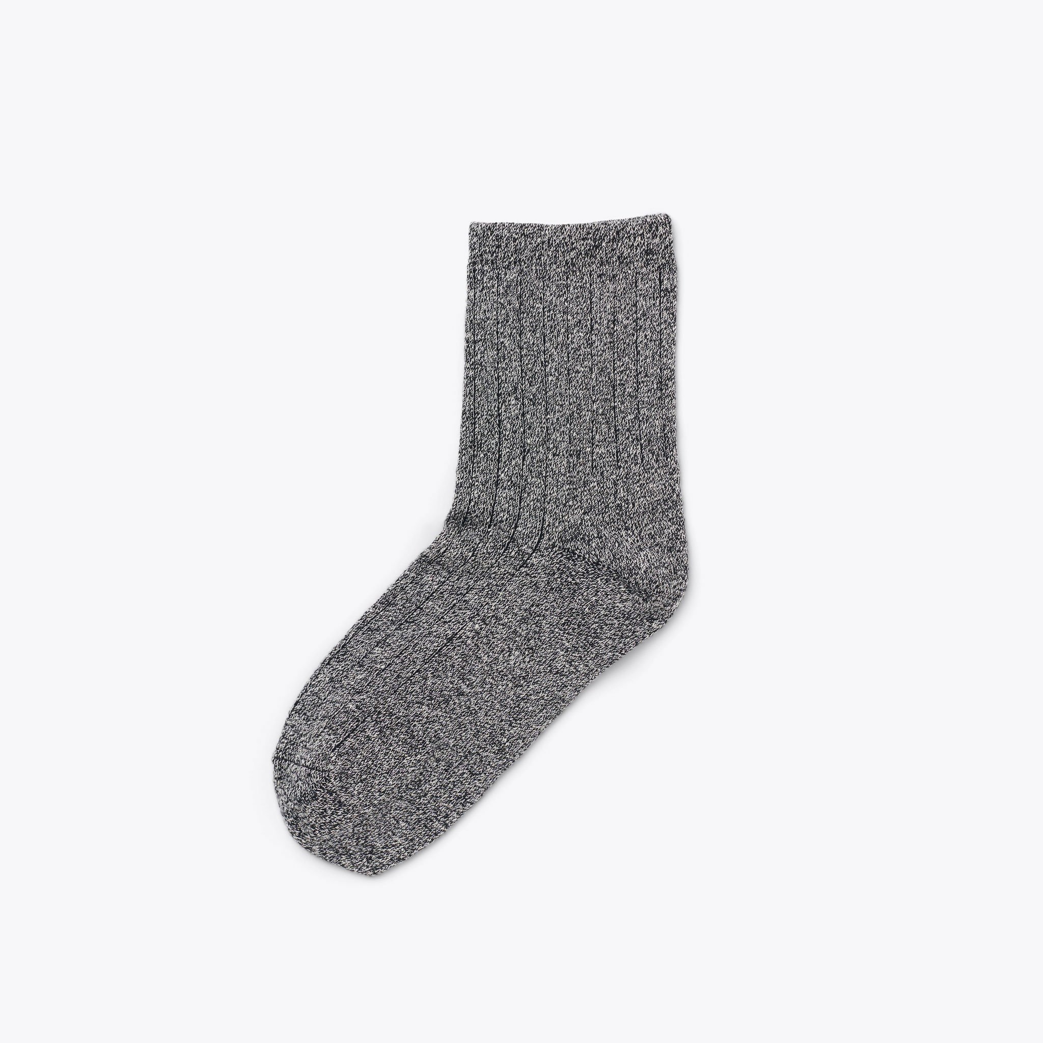 Nisolo Cotton Mid Sock Heather Black Marl - Every Nisolo product is built on the foundation of comfort, function, and design. 
