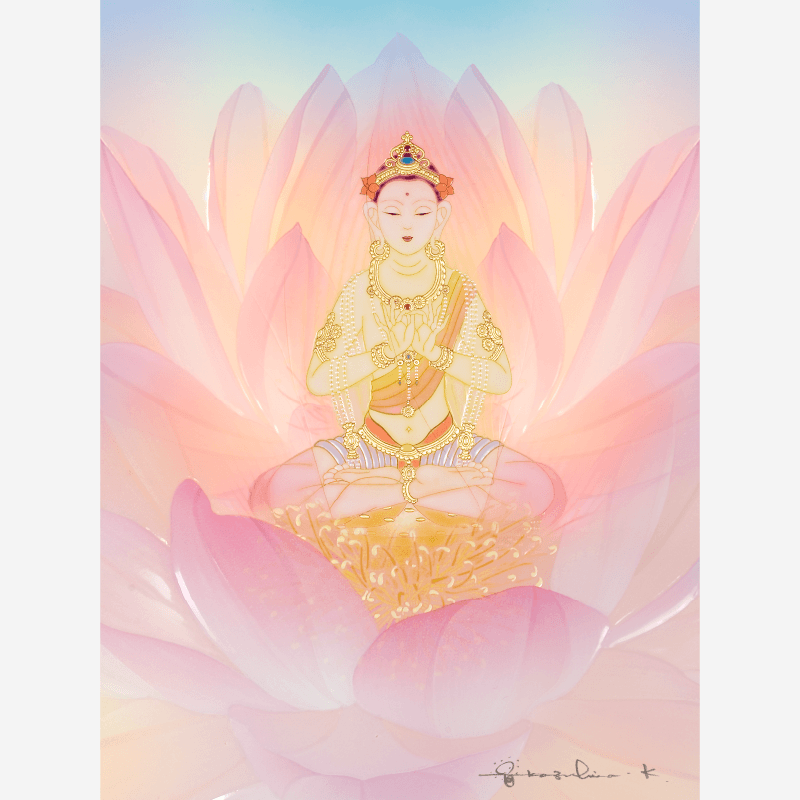 観音力ジクレ「蓮華印」 – 草場一壽工房 Museum Shop