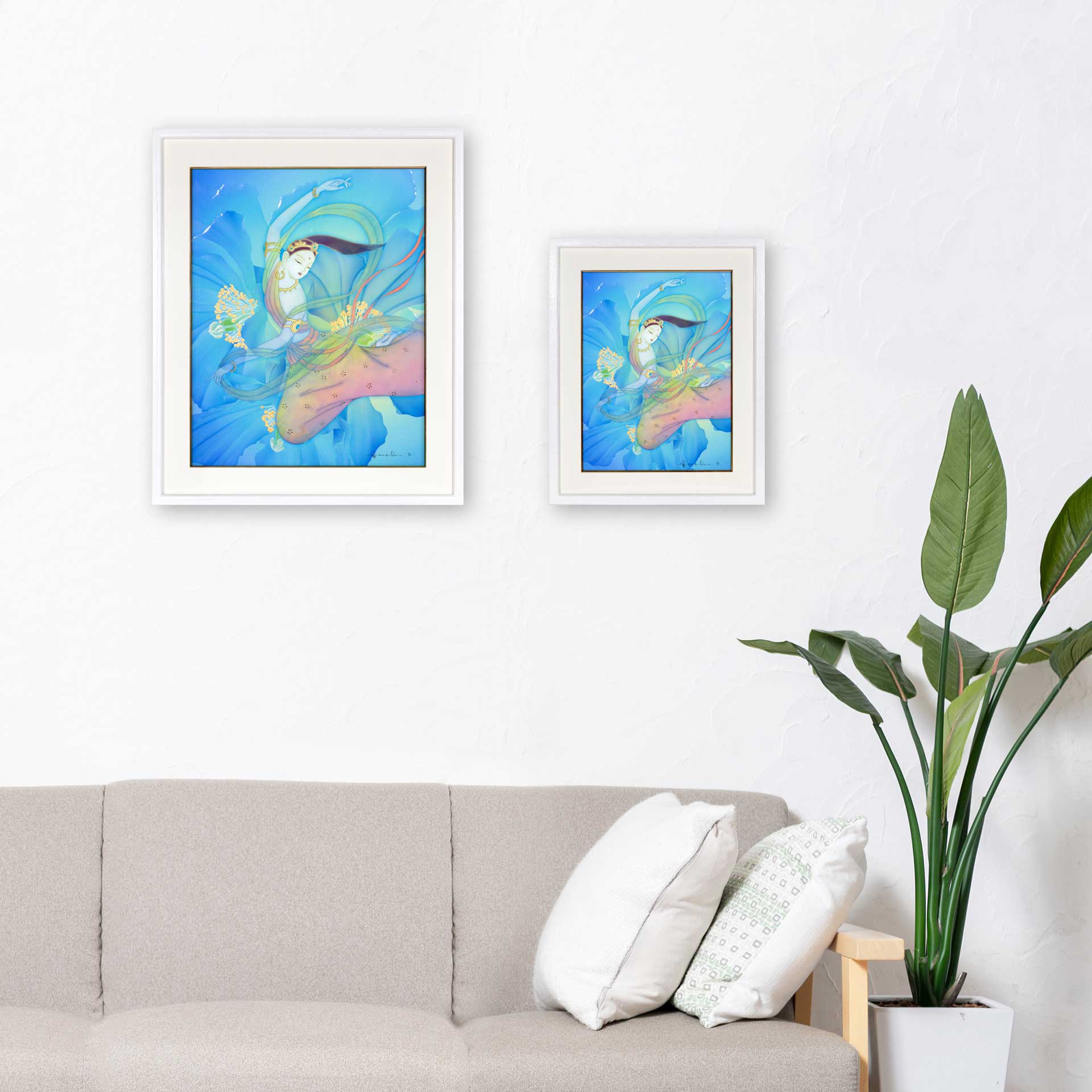 観音力ジクレ「ブルーポピー」 – 草場一壽工房 Museum Shop