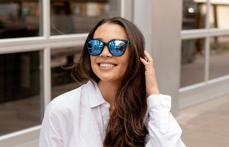 Sunglasses size on model
