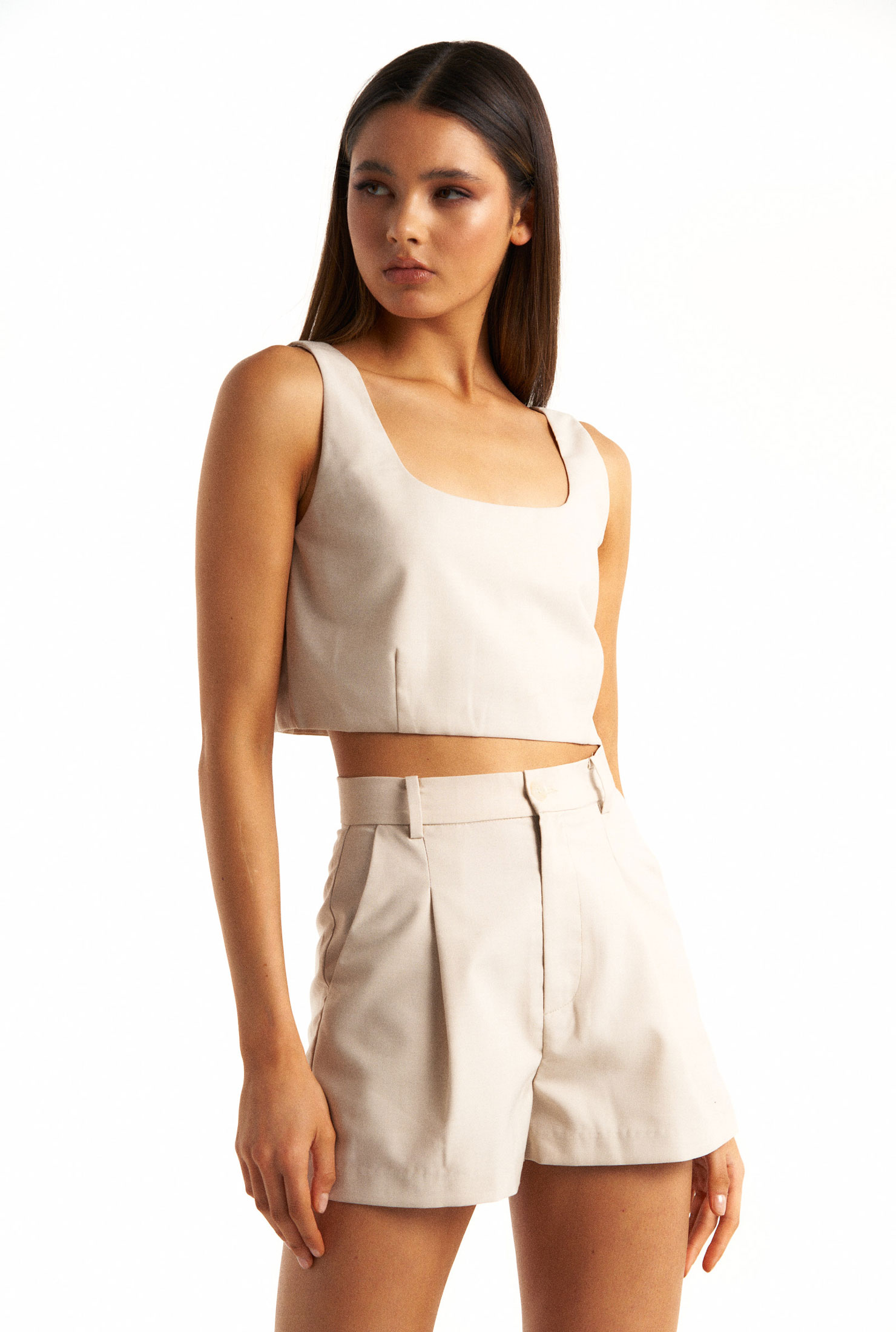 THE BILLY BEIGE SHORT
