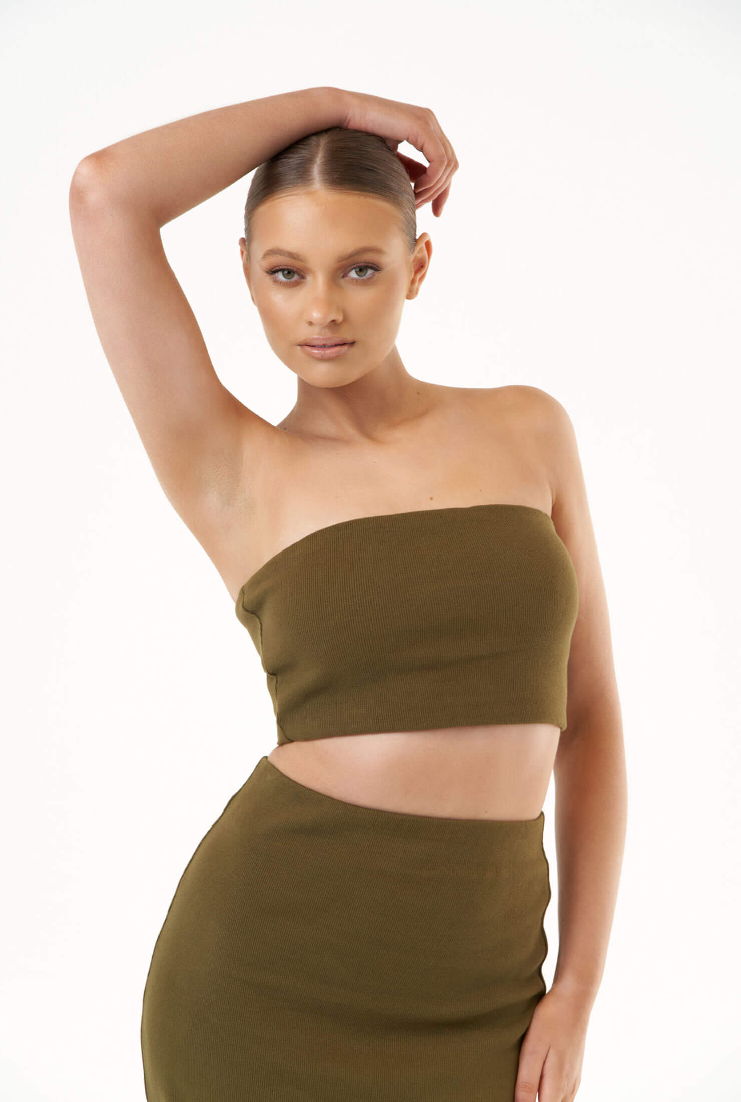 THE MAX OLIVE TUBE TOP