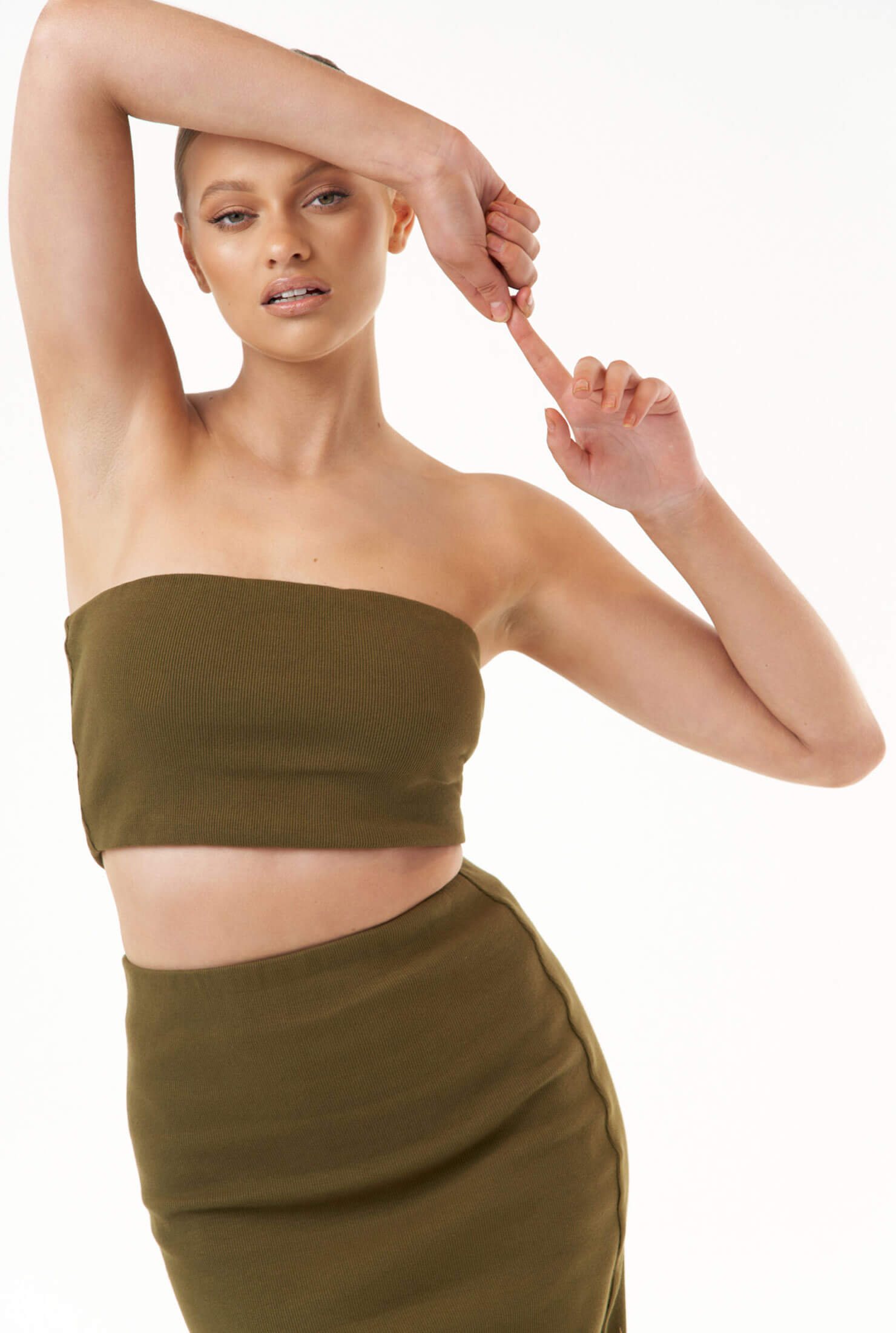 THE MAX OLIVE TUBE TOP
