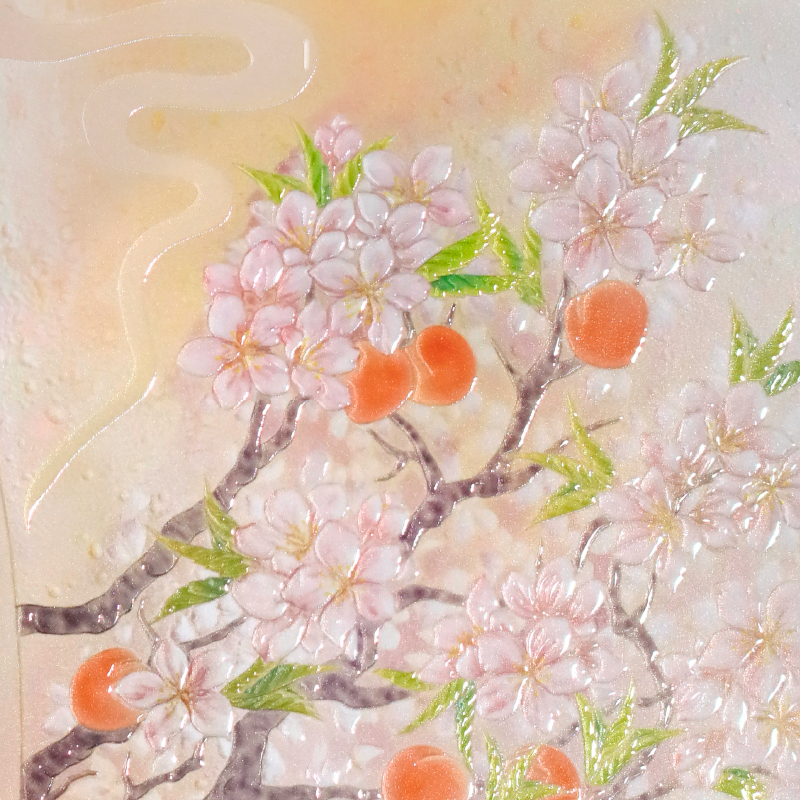 複製画・エンボスリトグラフ「桃華の姫 イワナガヒメ」 – 草場一壽工房 Museum Shop