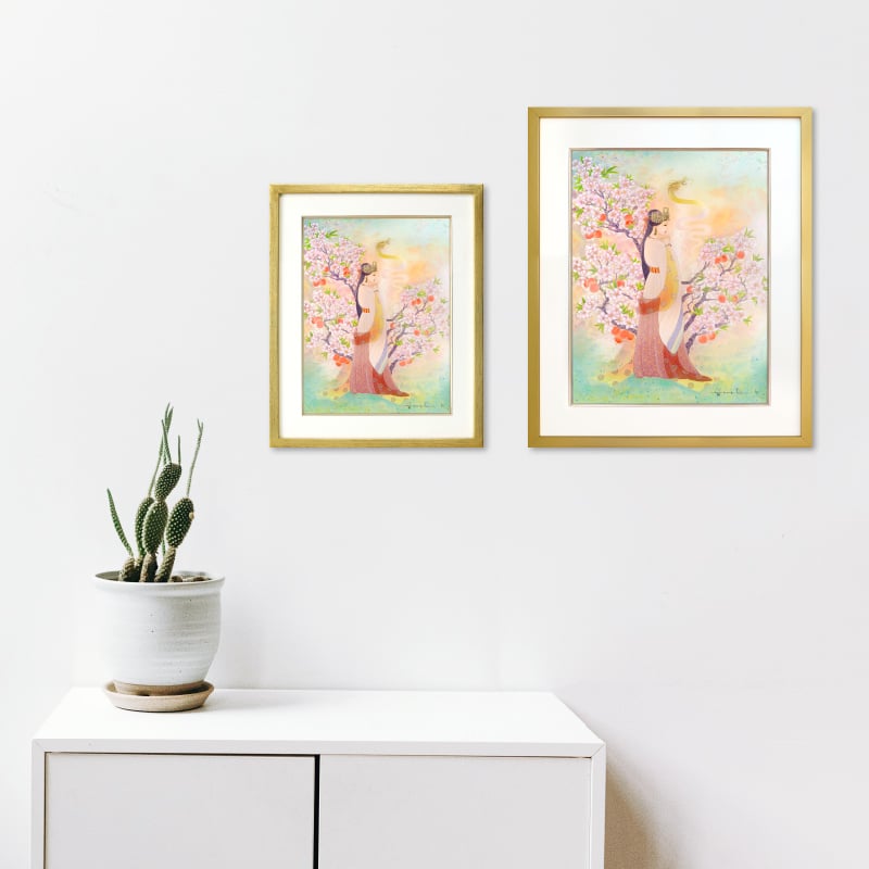 ジクレ_桃華の姫 イワナガヒメ_展示イメージ