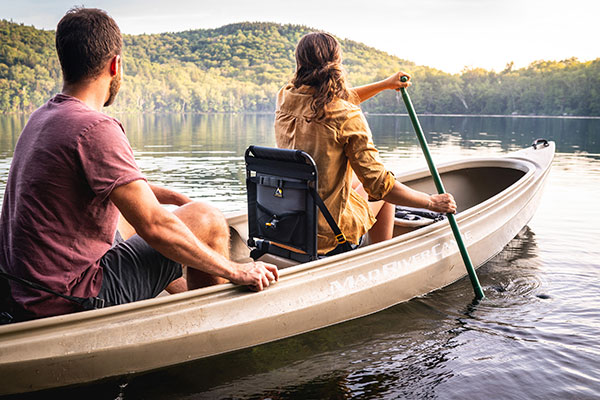 GCI Outdoor SitBacker Adjustable Canoe Seat with Back Support 