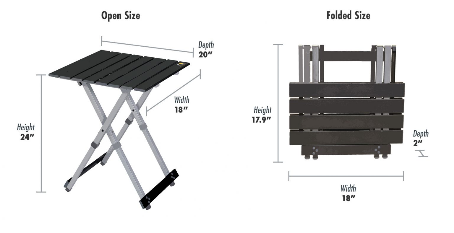 Compact Camp Table 20 | Folding Camp Tables from GCI Outdoor 