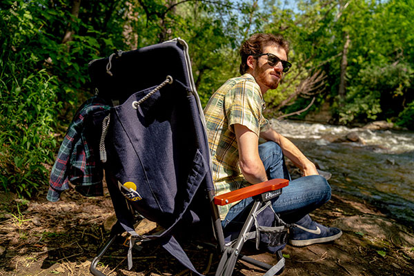 gci outdoor wilderness reclining portable backpack chair