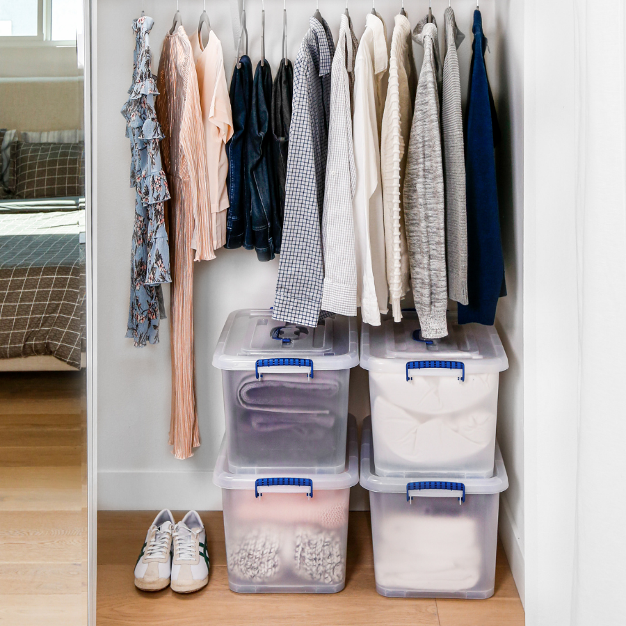 44 Quart Storage Bins with Wheels