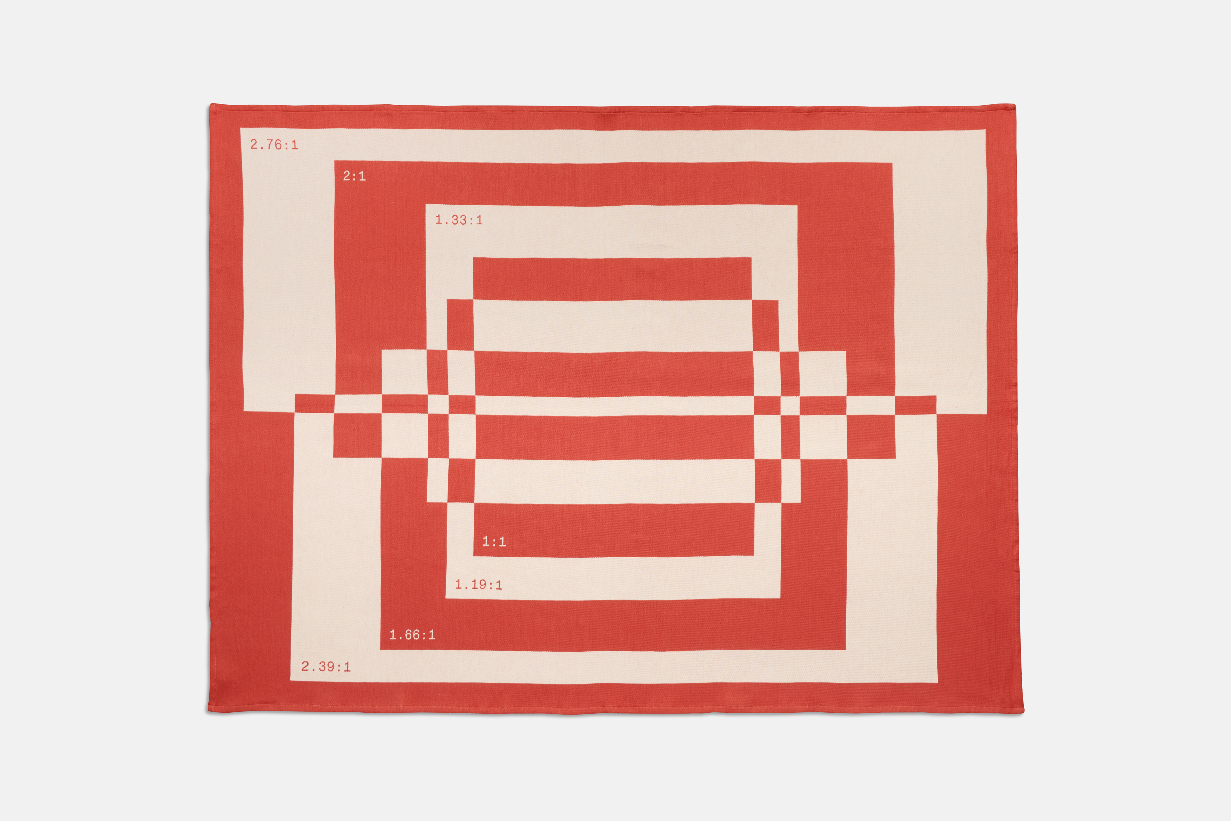 Red Aspect Ratio Blanket – A24 Shop