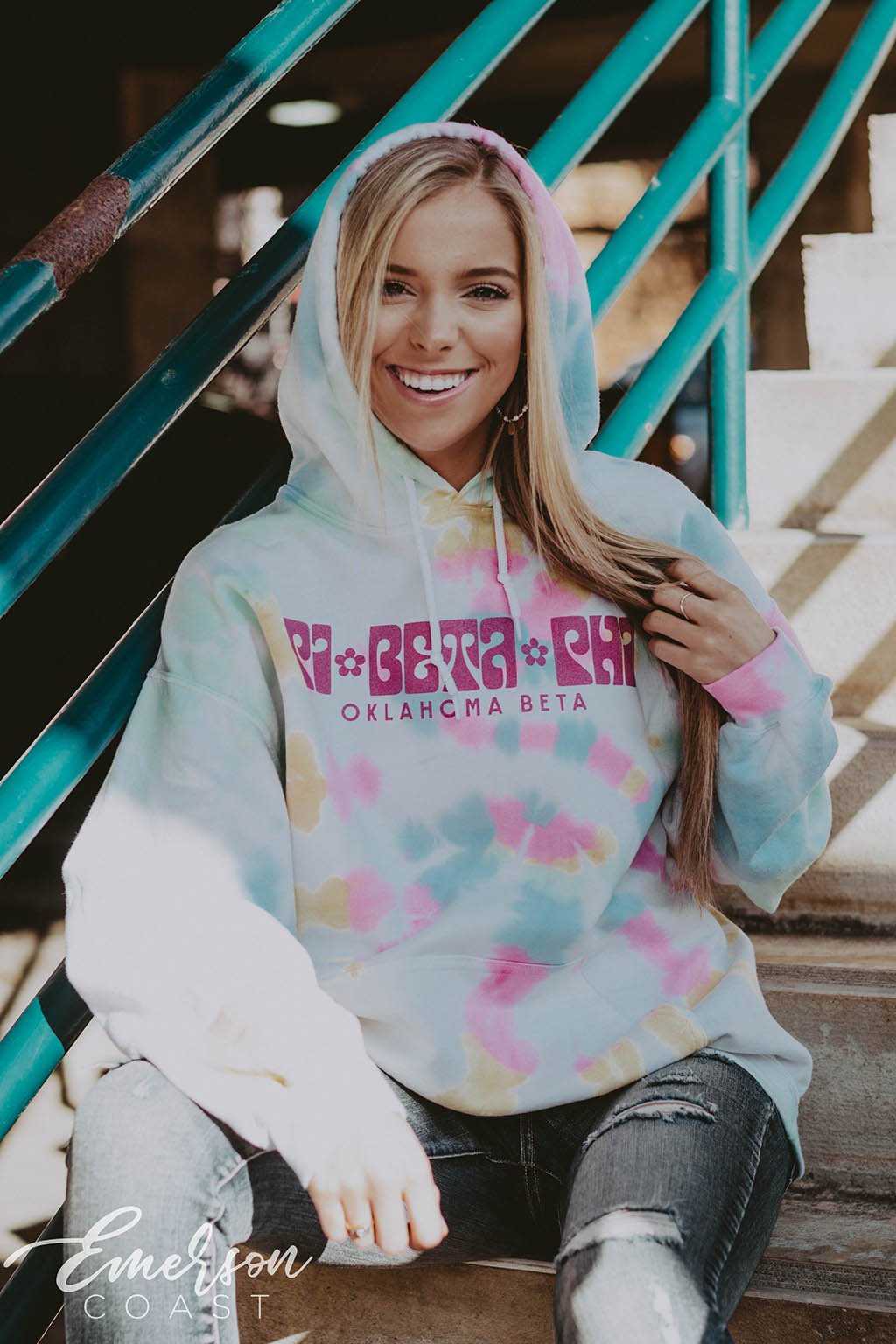 sorority tie dye sweatshirt