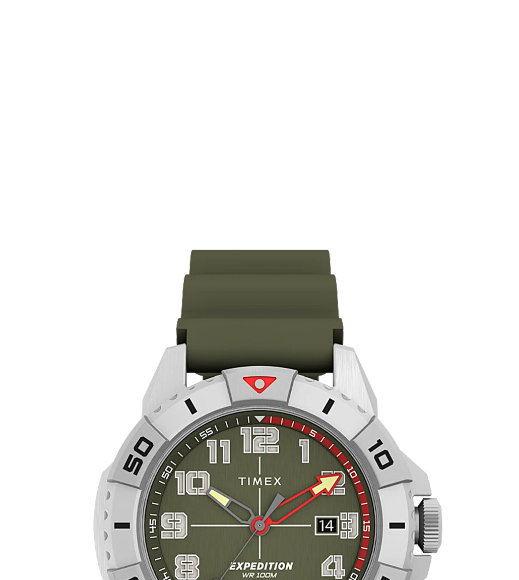 Expedition North Ridge 41mm Silicone Strap Watch