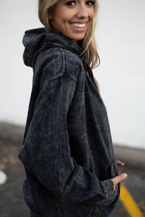 mineral wash hoodie