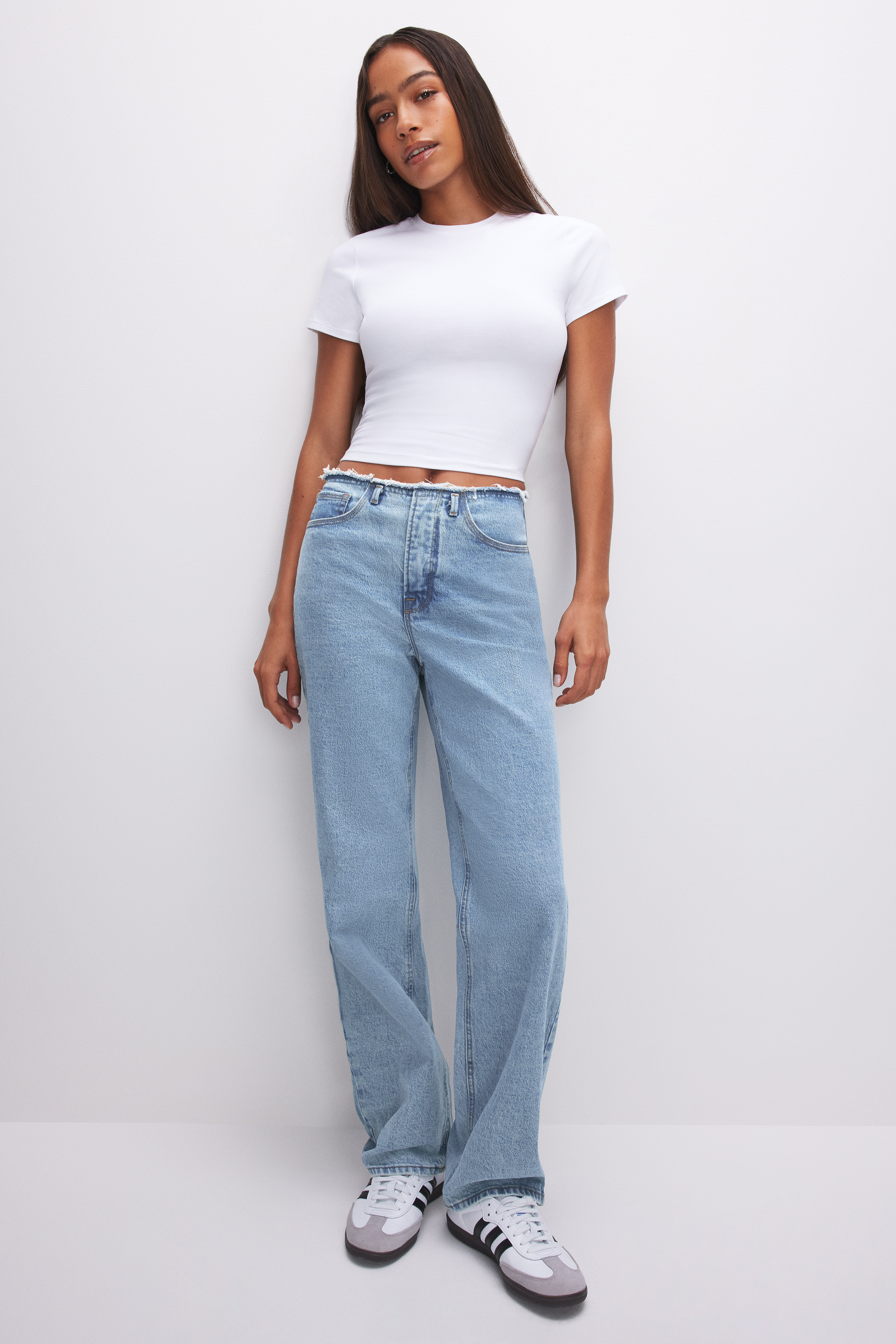 Styled with GOOD '90s RELAXED JEANS | INDIGO492