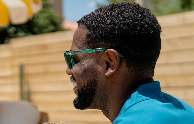 Sunglasses size on model