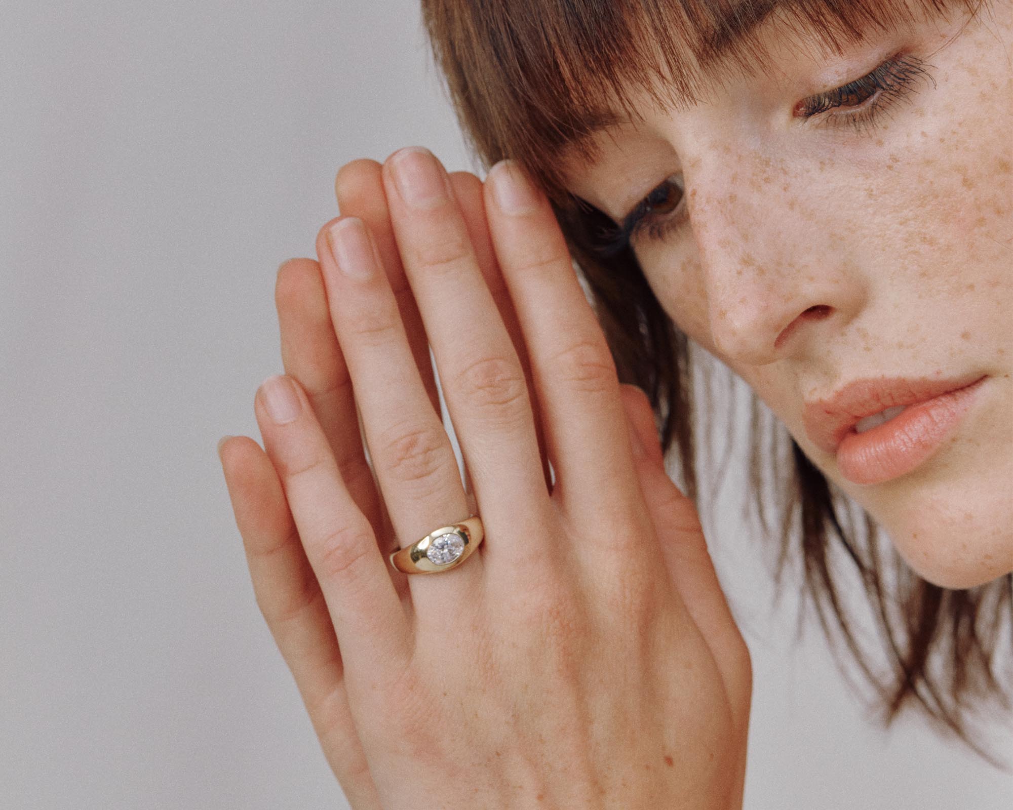 The Round Diamond Signet