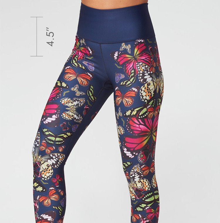Action Heart-Seamed Legging in Labyrinth –