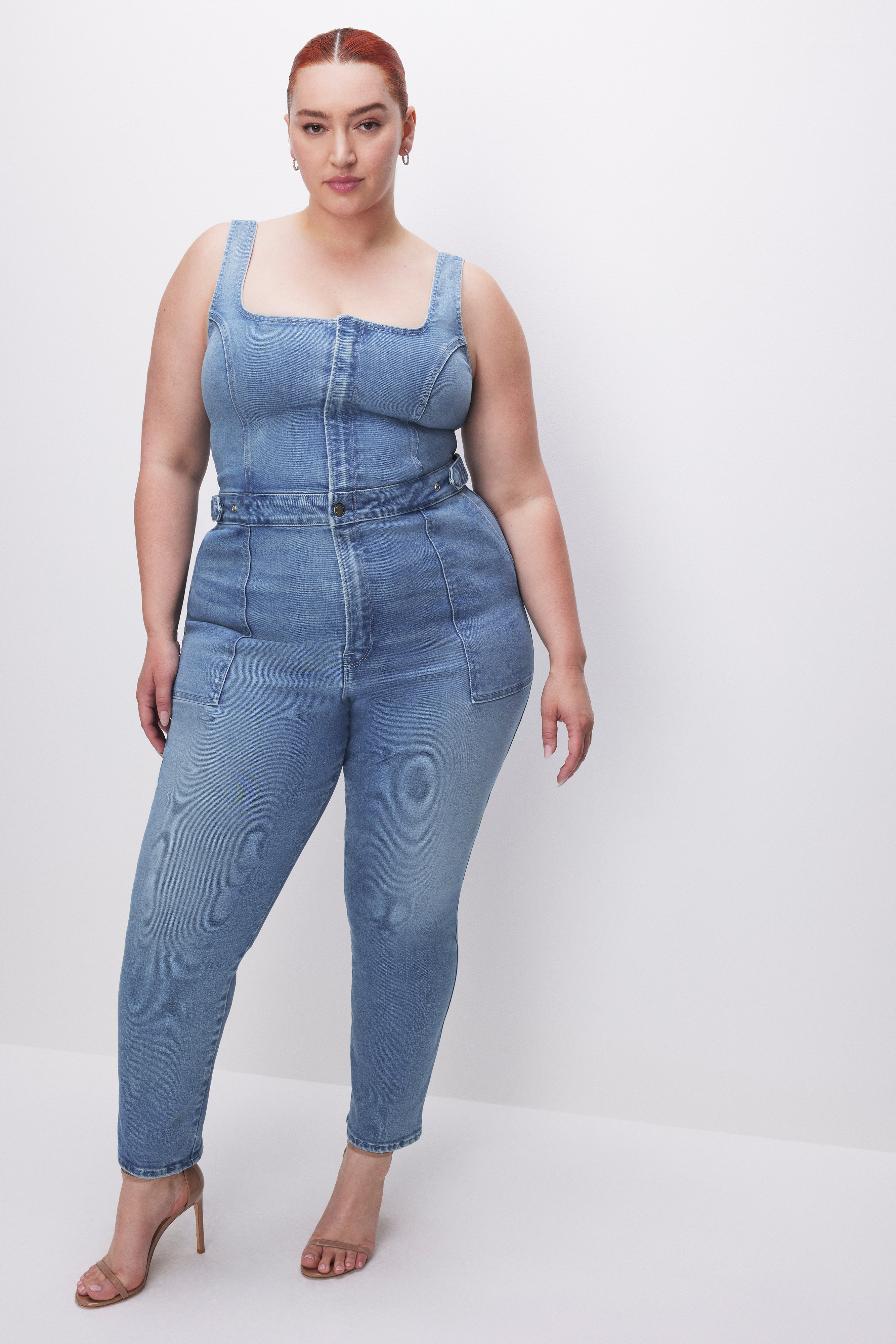 Styled with FIT FOR SUCCESS SLEEVELESS JUMPSUIT  | BLUE274