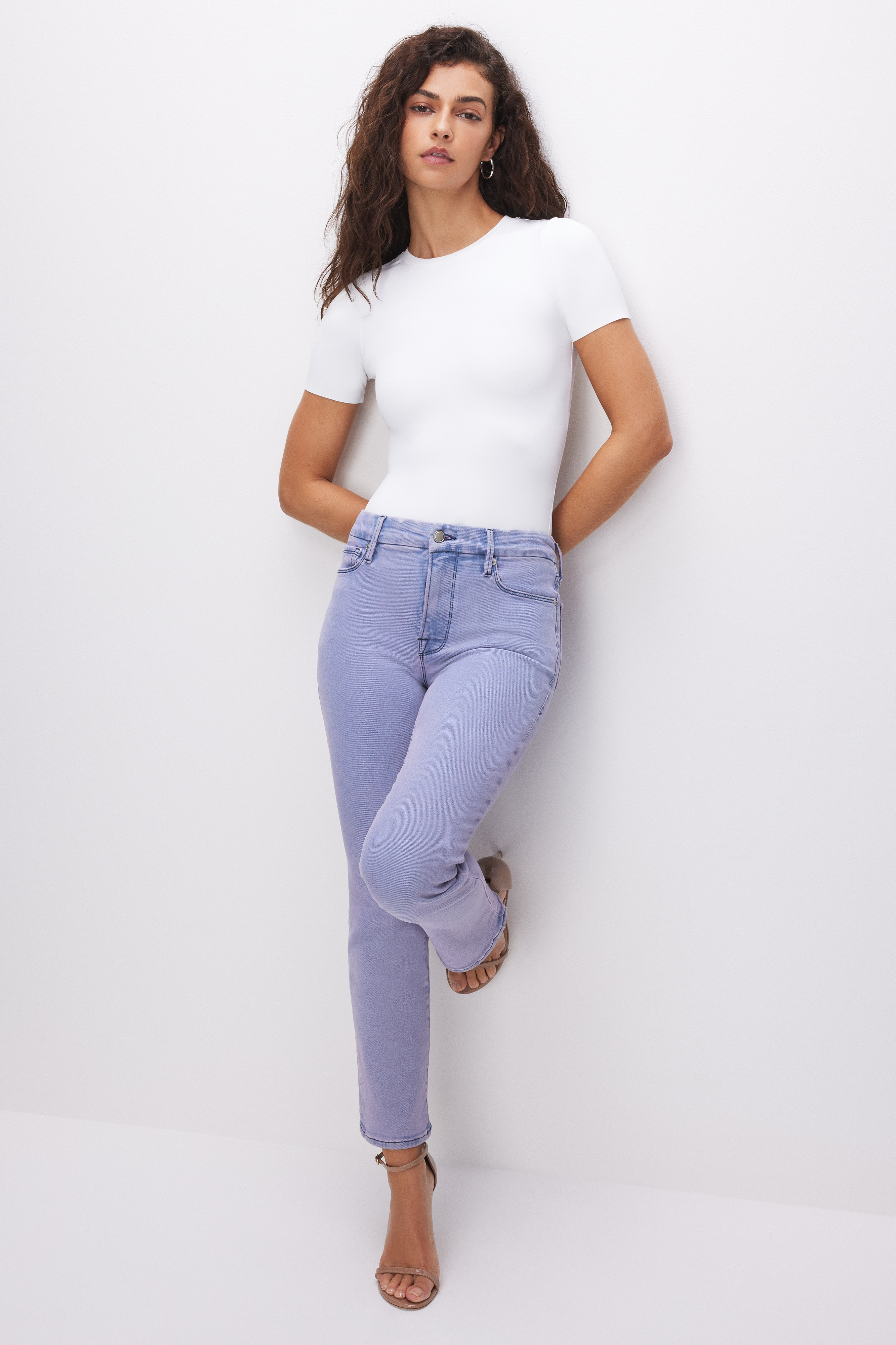 Styled with GOOD LEGS STRAIGHT JEANS | PURPLE HAZE 001
